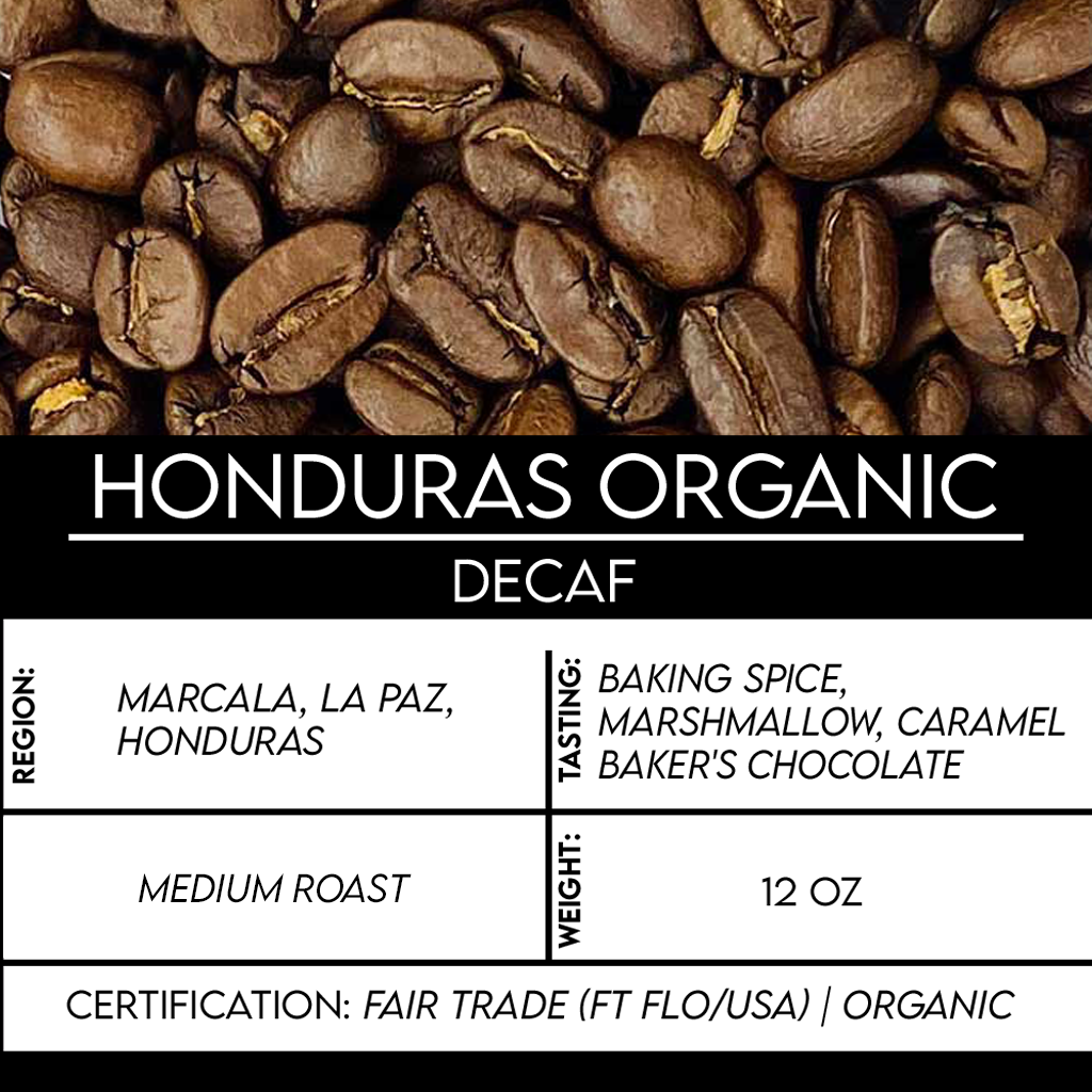 12oz Honduras Comsa Select Water Decaf