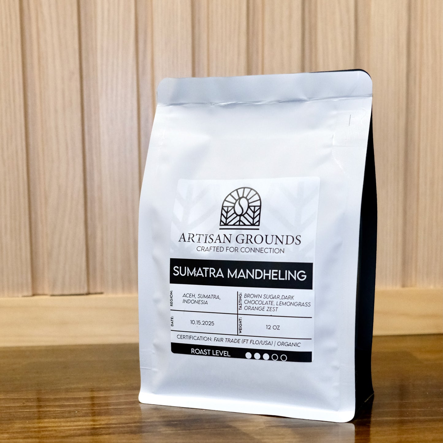 12oz Sumatra Mandheling Fair Trade Organic