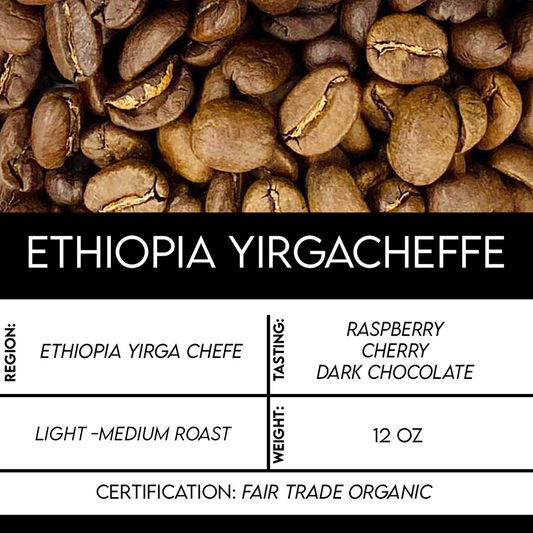 12oz Ethiopia Yirgacheffe Organic